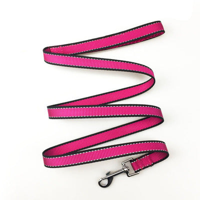 Dog Harness Leash Rope Set Adjustable Dogs Chest Back Traction Rope Puppy Pet Durable Outdoor Walking Rope Chain Belt - One Red Hill